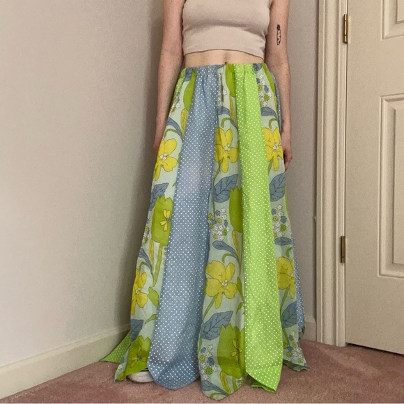 Patchwork Maxi Skirt - Picture 3 of 5